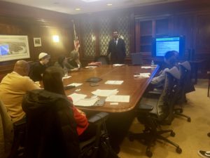 Karl Dowden leading the February 13, 2019 Workshop